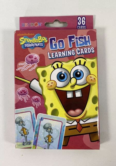 spongebob go fish|Spongebob Squarepants Go Fish Card Game Includes 36 Cards .